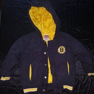 Boston Bruins Black & Yellow 3t Puffer Coat